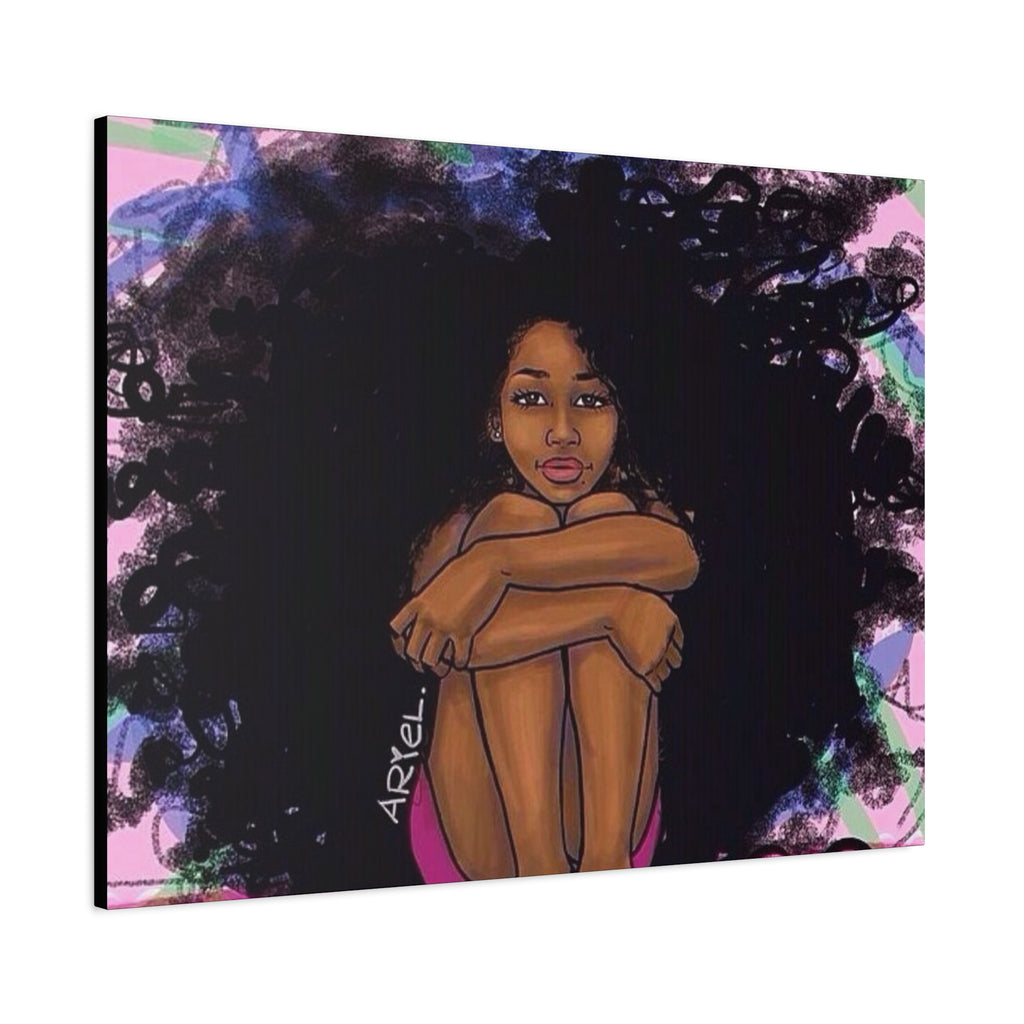 Brown Girl Matte Canvas, Stretched, 1.25"