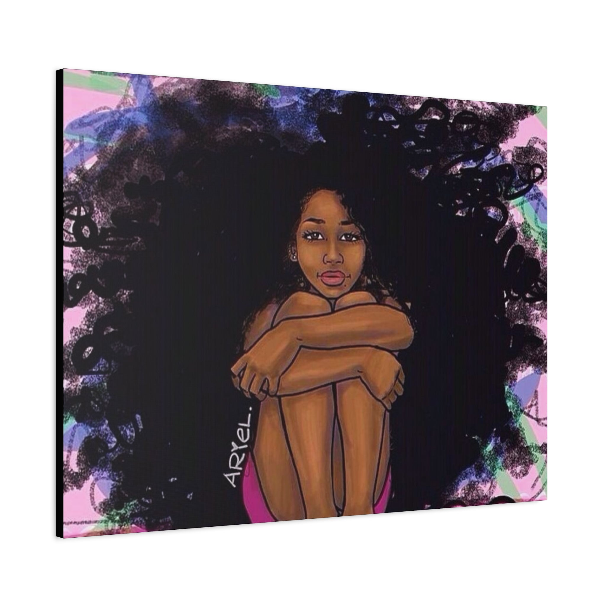Brown Girl Matte Canvas, Stretched, 1.25"