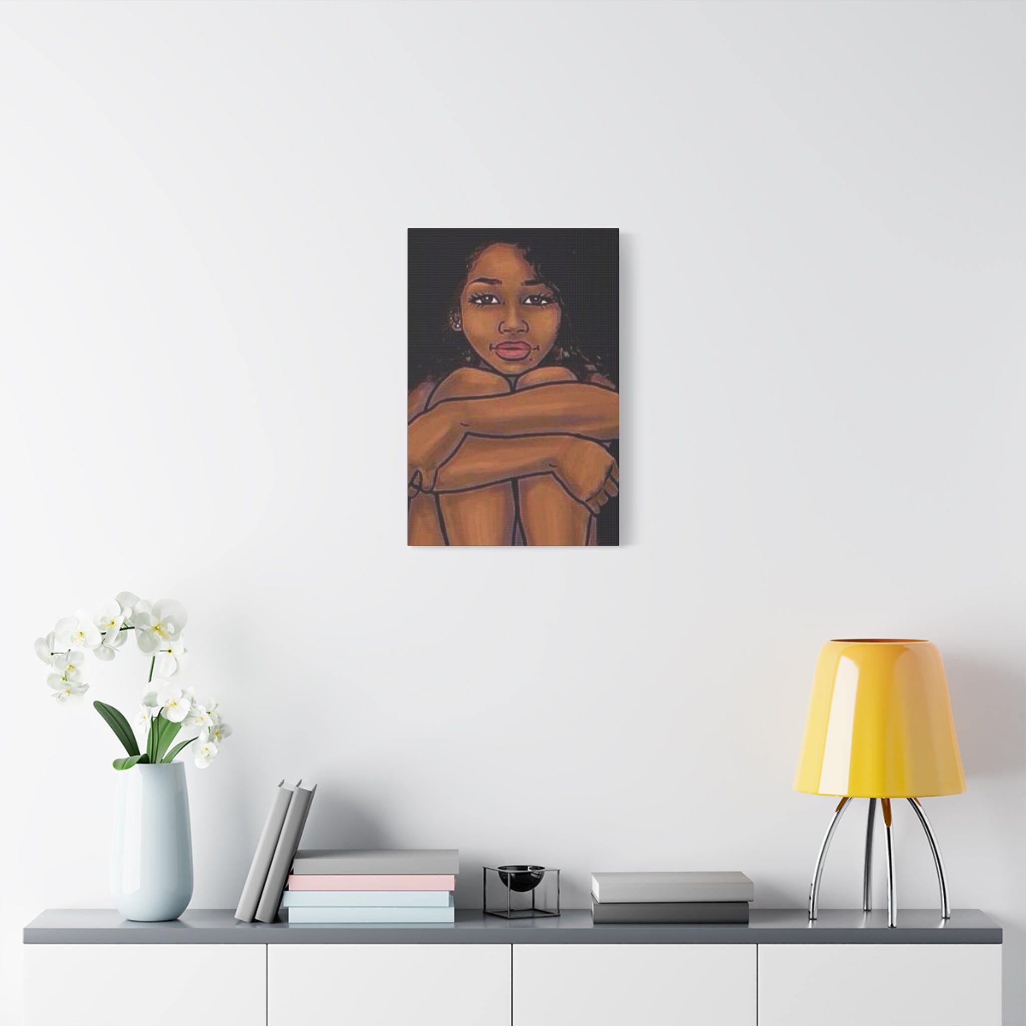 Brown Girl Matte Canvas, Stretched, 1.25"