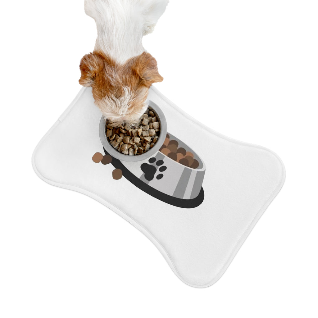 Pet Feeding Mat - Dog Bone and Cat Fish Design Non-Slip Mat