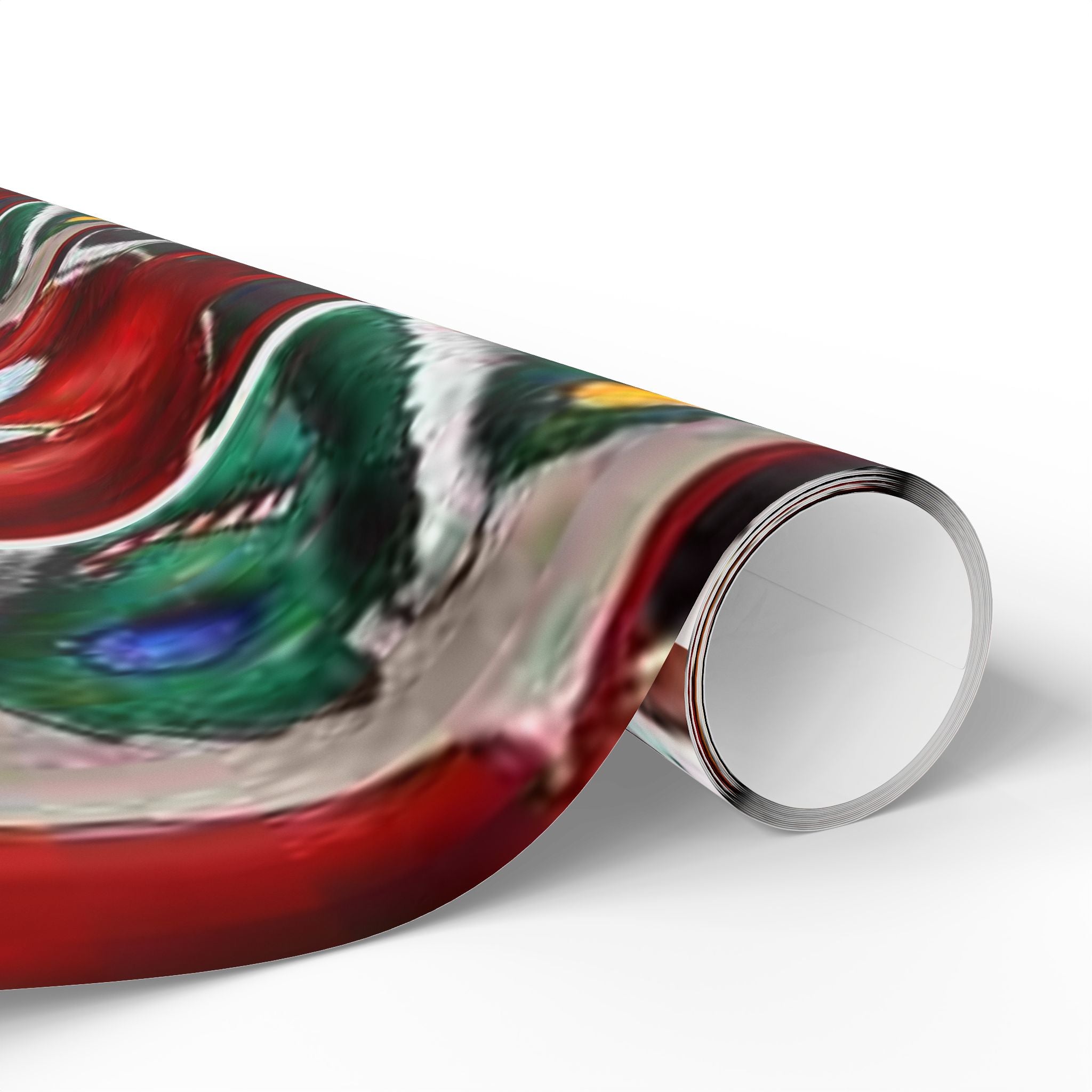 Santa Poisoned Milk Holiday Gift Wrap