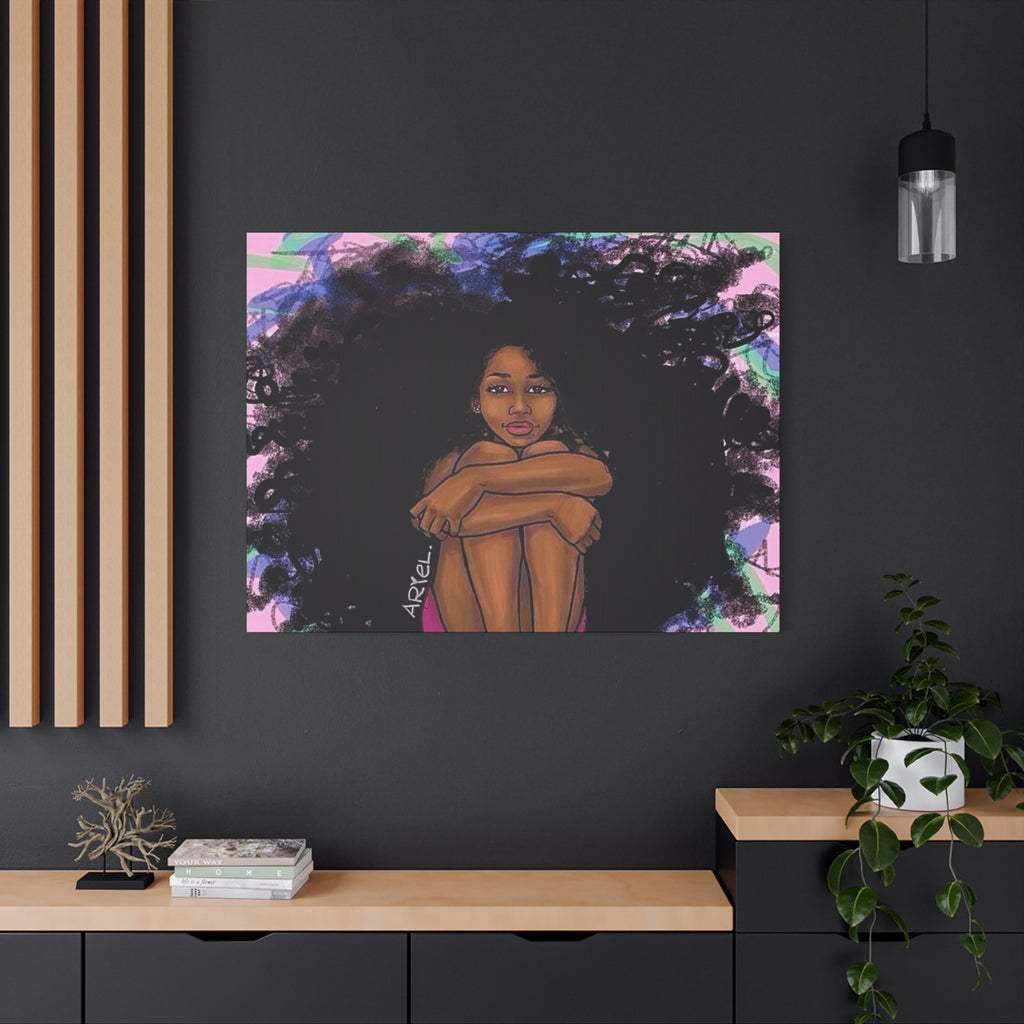 Brown Girl Matte Canvas, Stretched, 1.25"