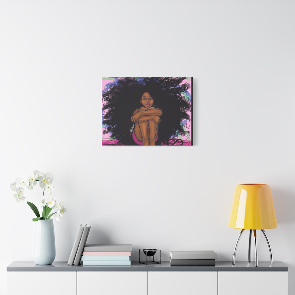 Brown Girl Matte Canvas, Stretched, 1.25"