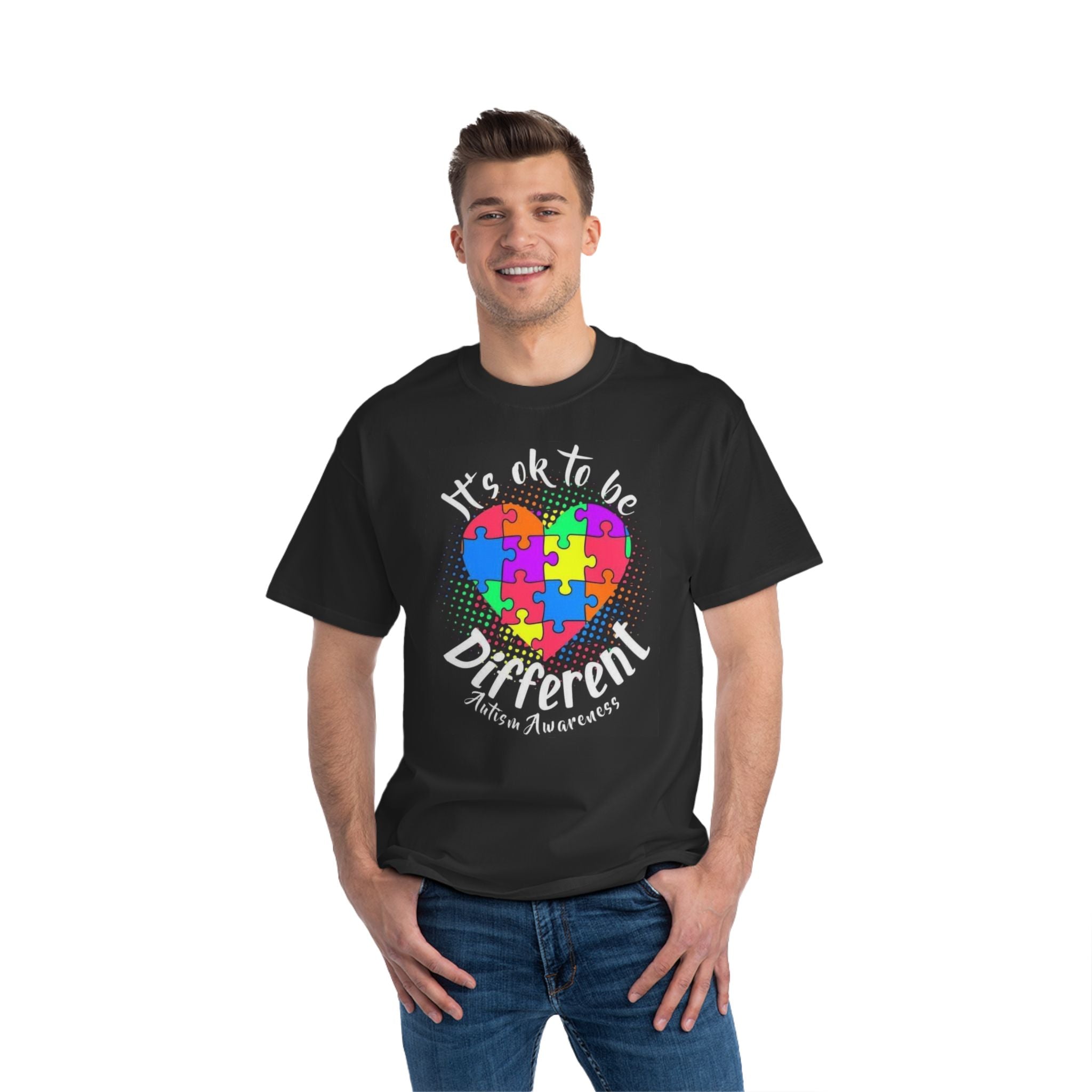 Autism Awareness - “It's Ok to Be Different” Adult T-Shirt