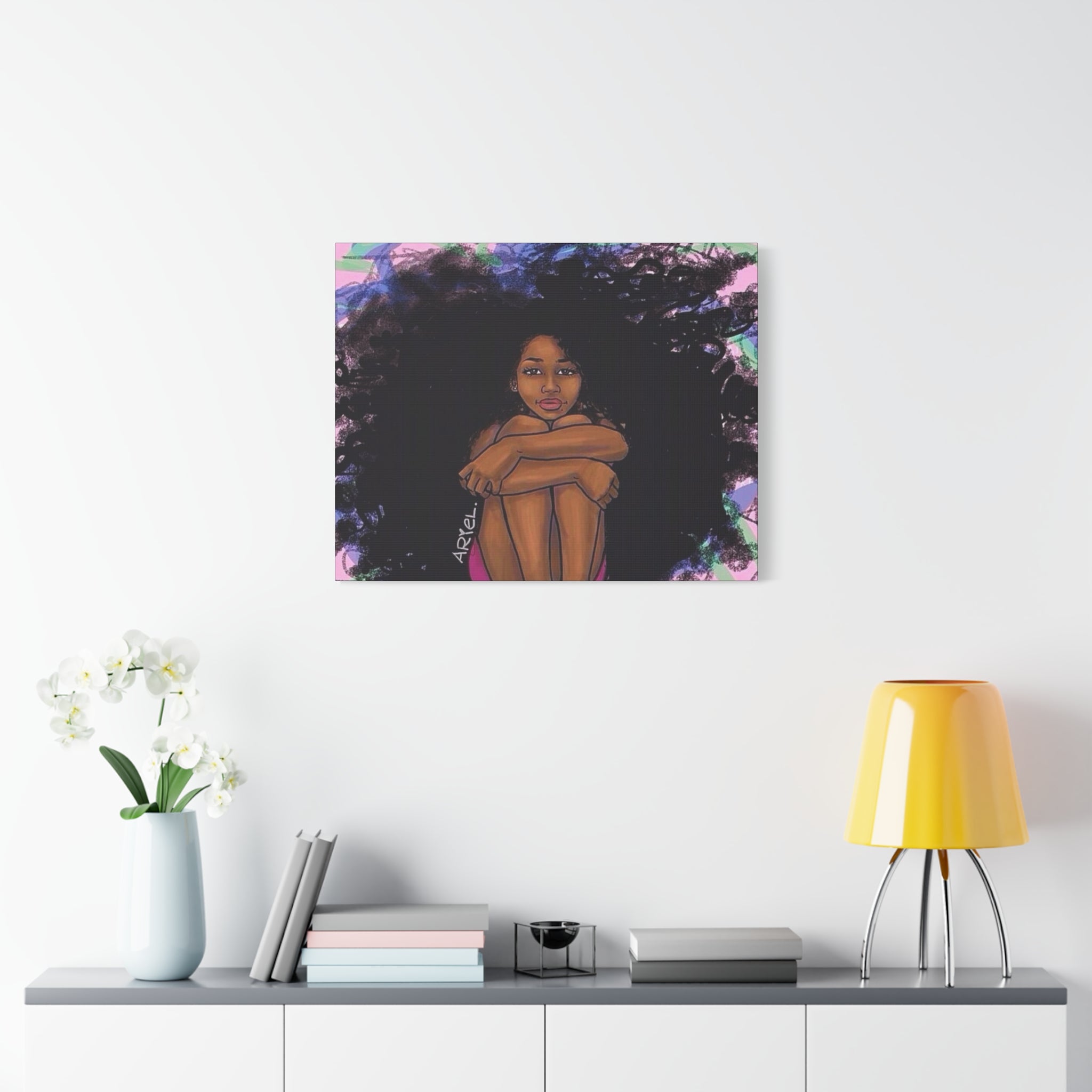 Brown Girl Matte Canvas, Stretched, 1.25"