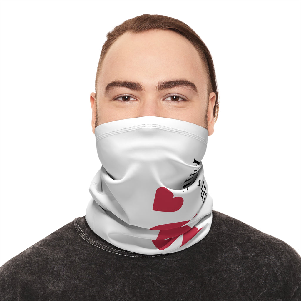 'I Only Have Eyes for You' Winter Neck Gaiter with Drawstring
