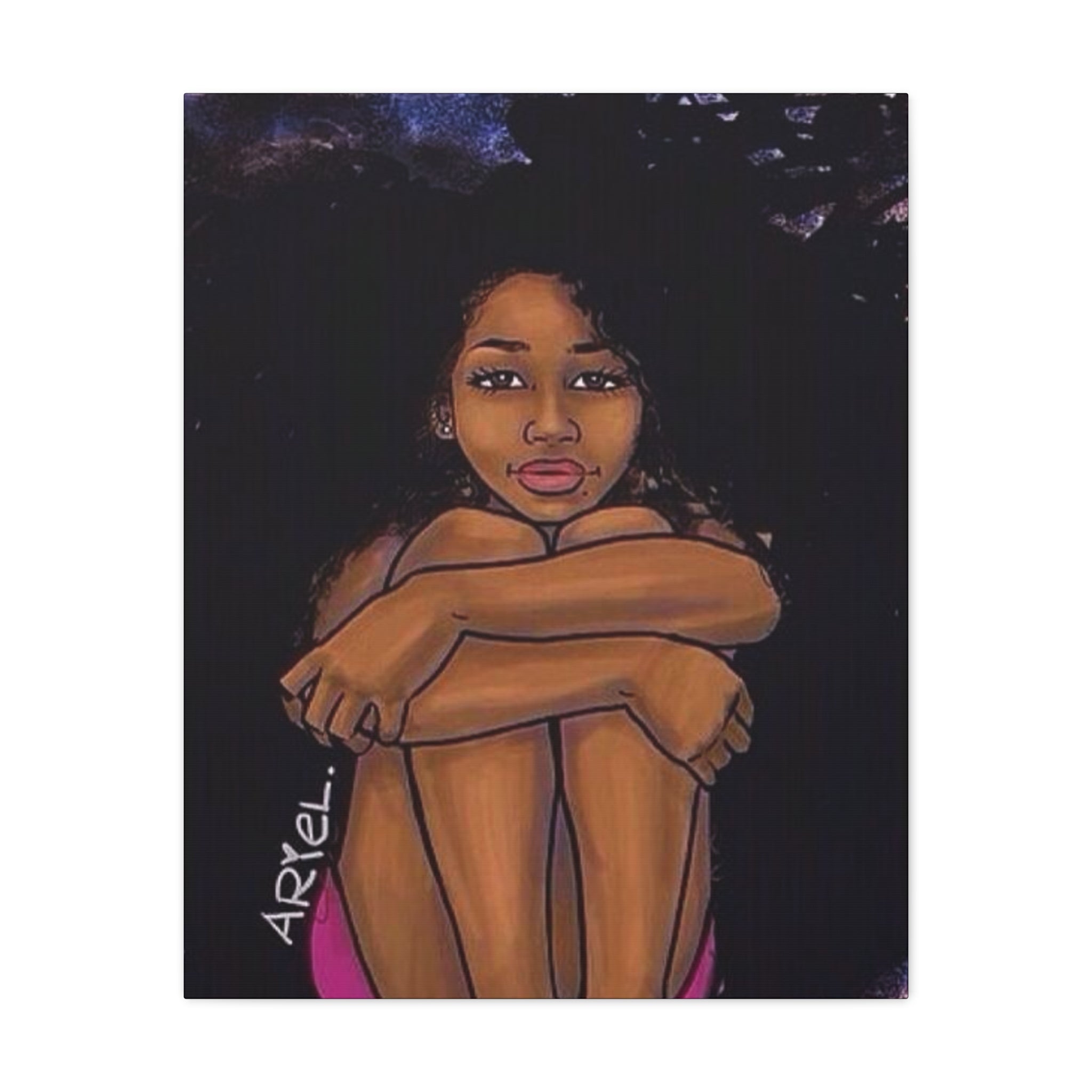 Brown Girl Matte Canvas, Stretched, 1.25"