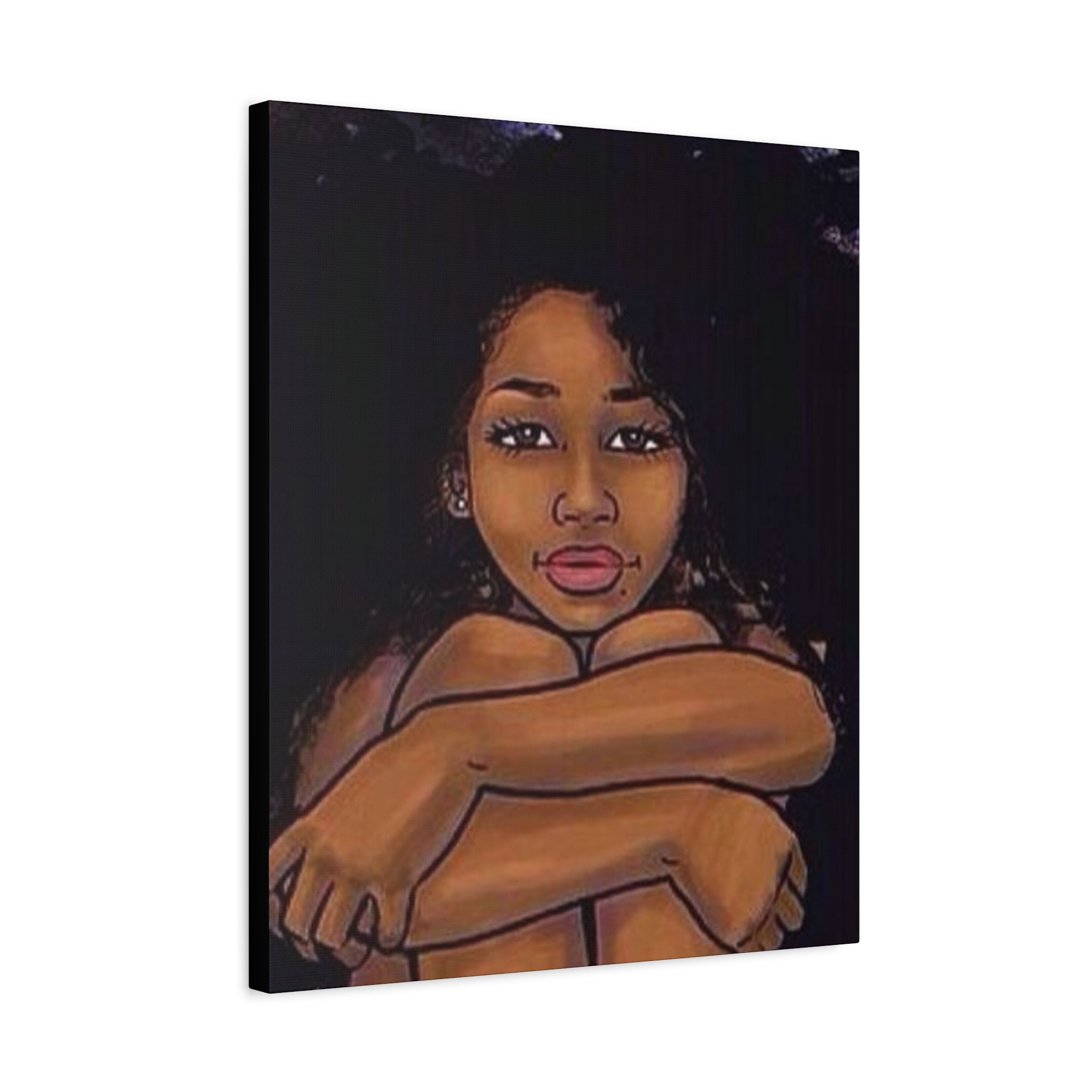 Brown Girl Matte Canvas, Stretched, 1.25"