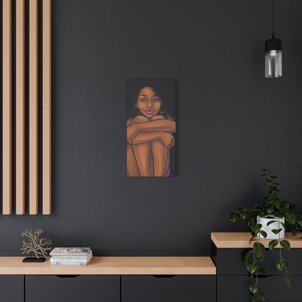 Brown Girl Matte Canvas, Stretched, 1.25"