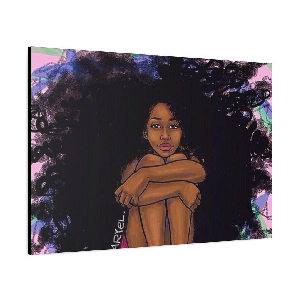 Brown Girl Matte Canvas, Stretched, 1.25"