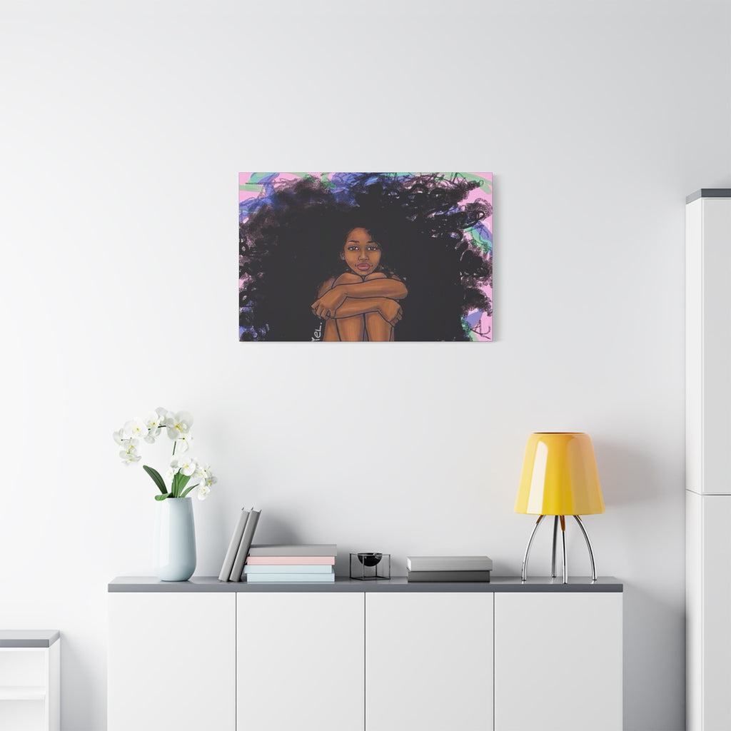 Brown Girl Matte Canvas, Stretched, 1.25"