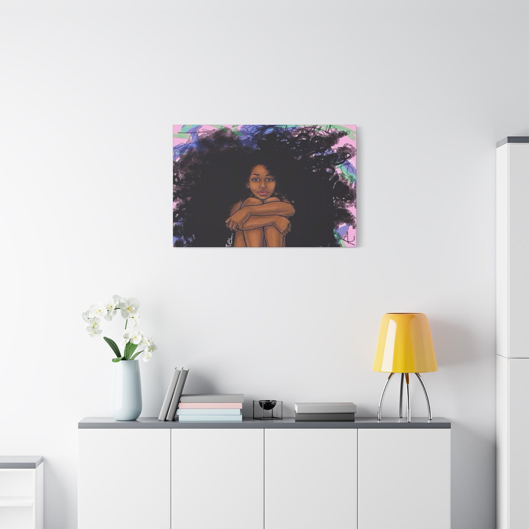 Brown Girl Matte Canvas, Stretched, 1.25"