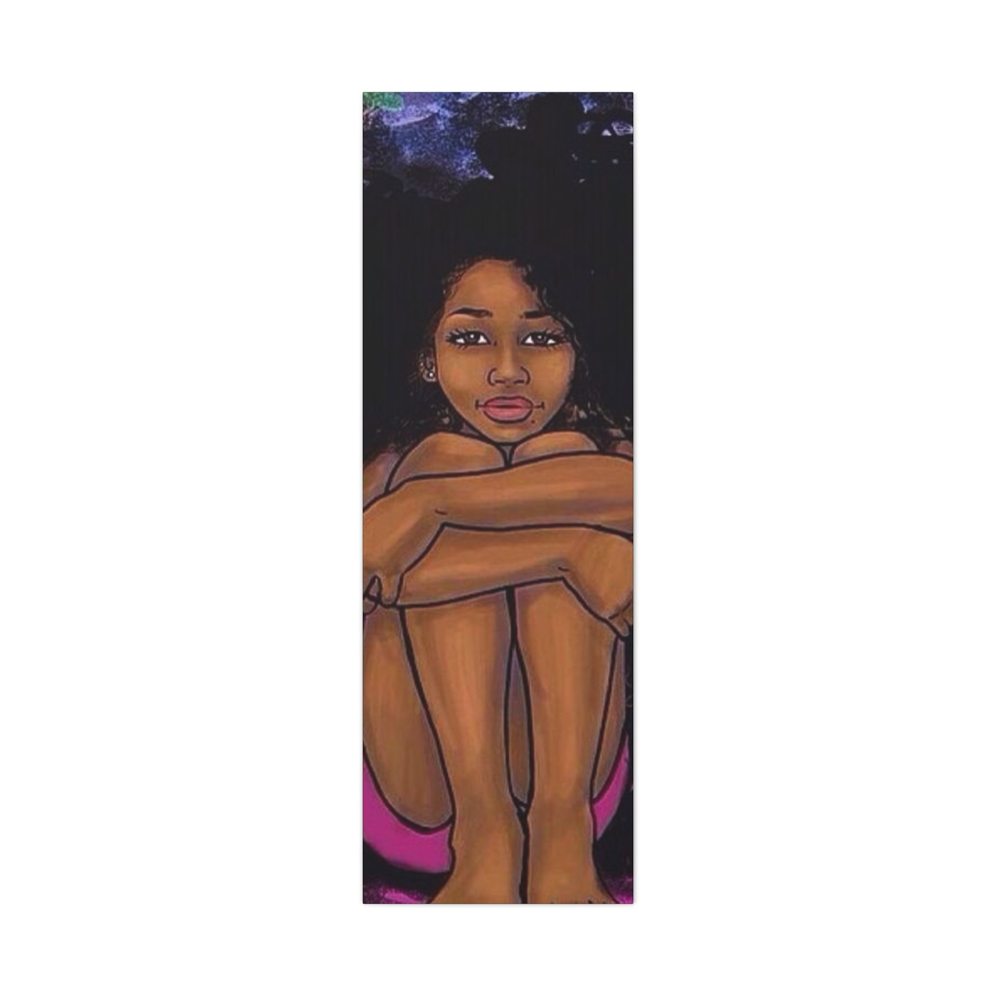 Brown Girl Matte Canvas, Stretched, 1.25"