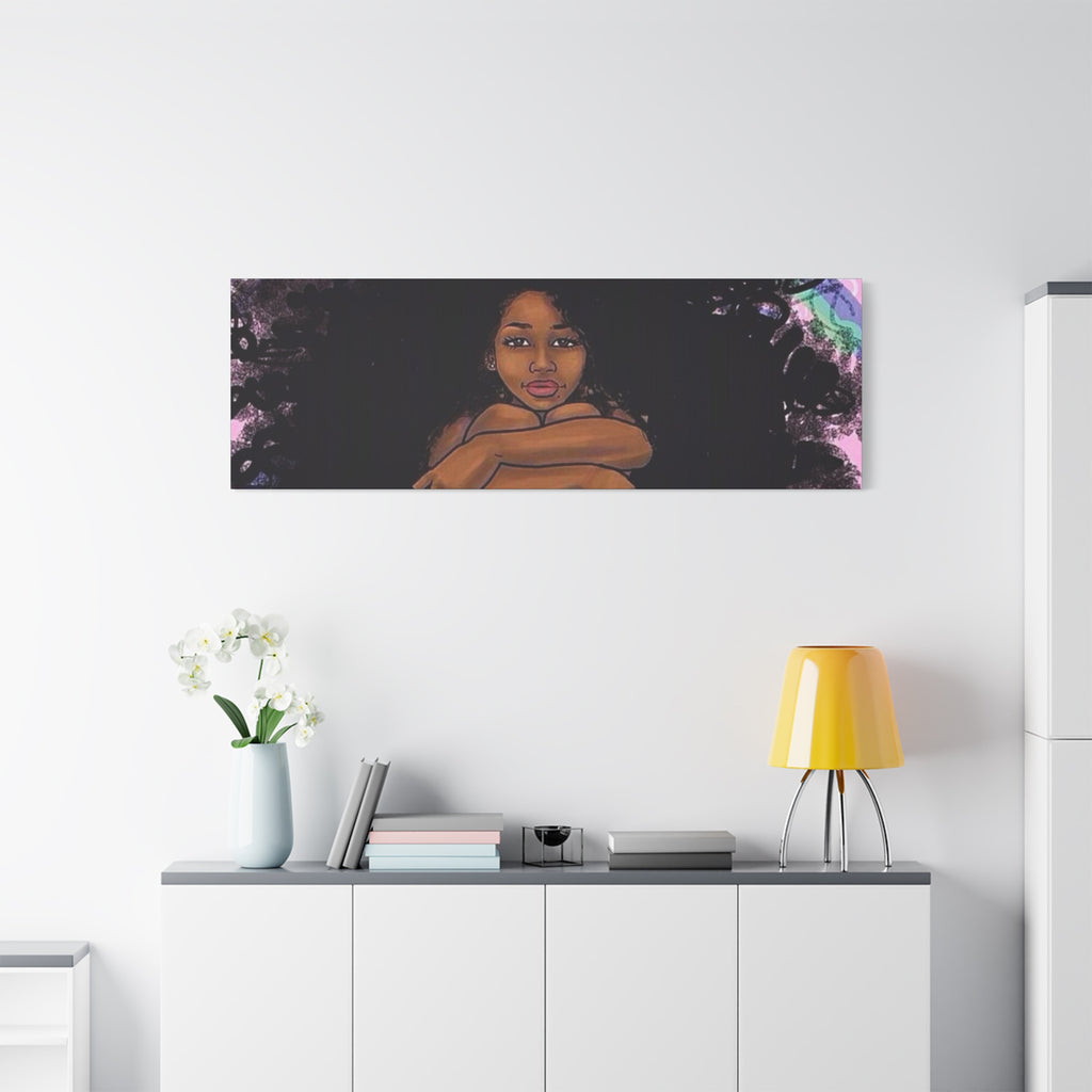 Brown Girl Matte Canvas, Stretched, 1.25"