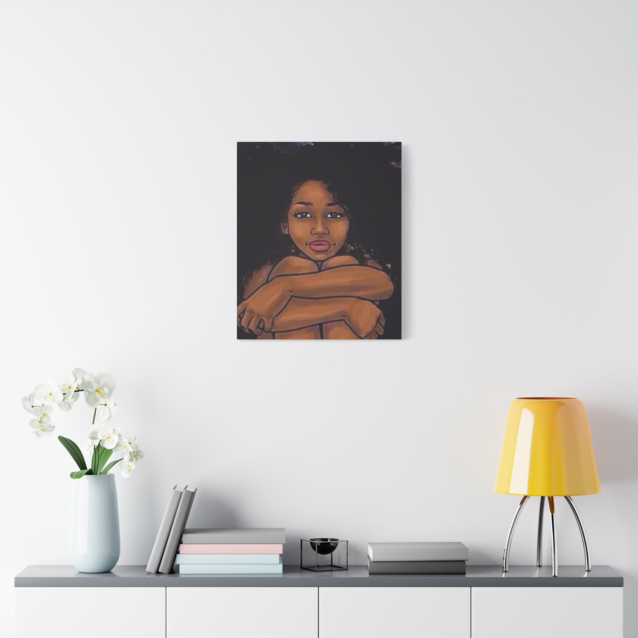 Brown Girl Matte Canvas, Stretched, 1.25"
