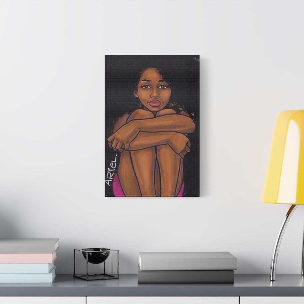 Brown Girl Matte Canvas, Stretched, 1.25"