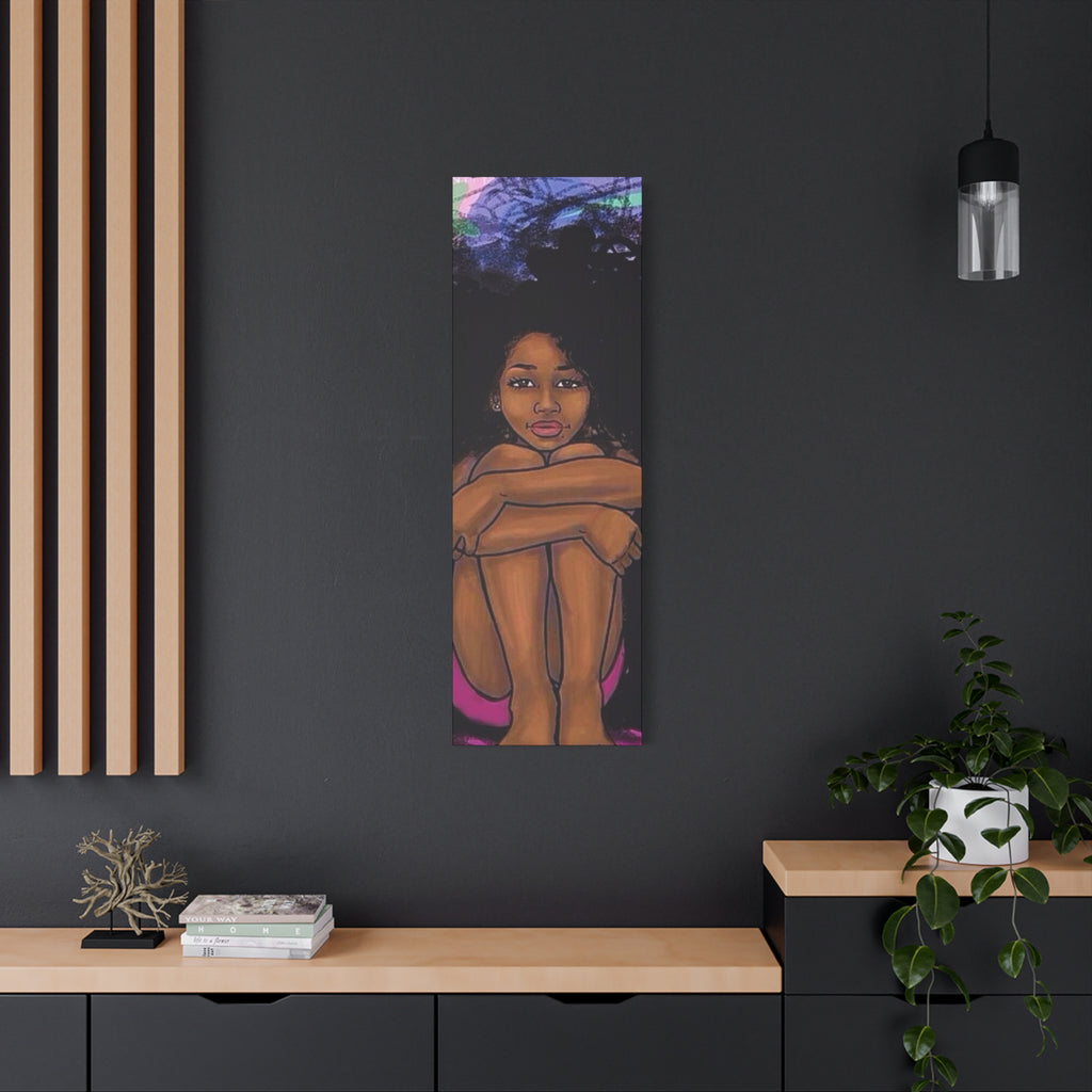 Brown Girl Matte Canvas, Stretched, 1.25"