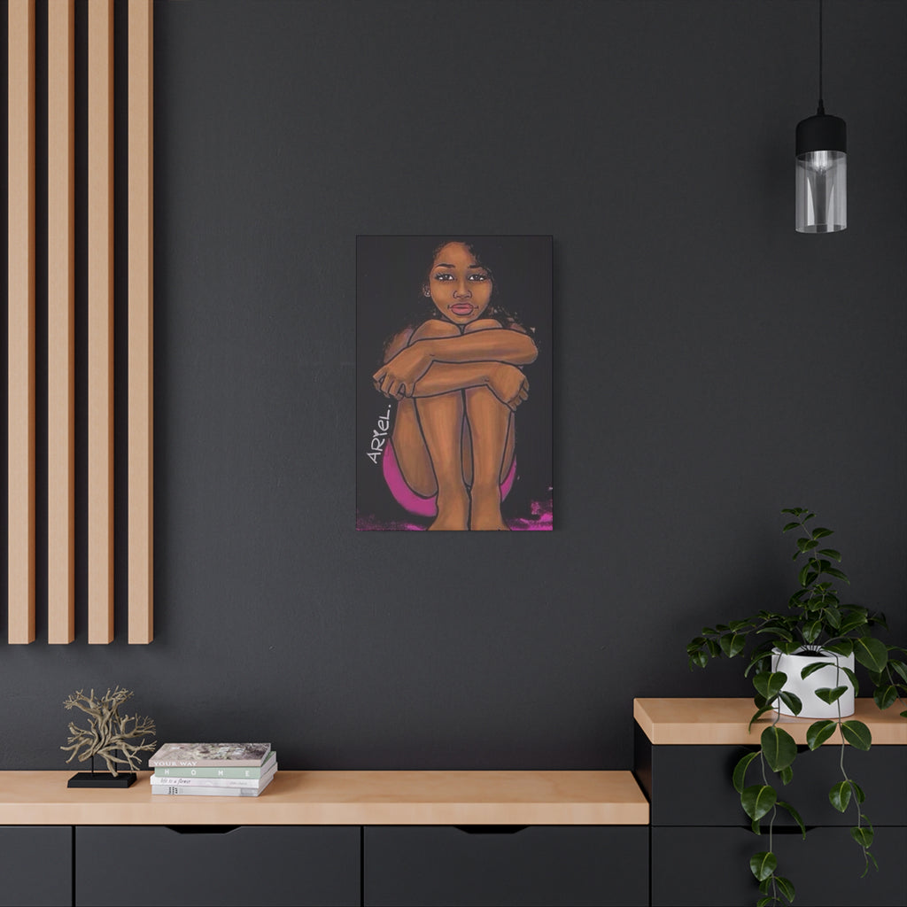 Brown Girl Matte Canvas, Stretched, 1.25"