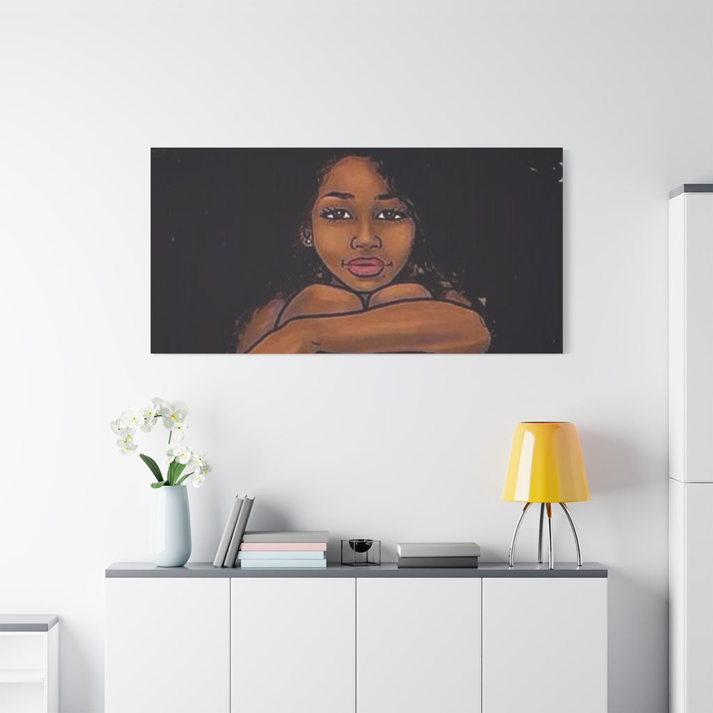 Brown Girl Matte Canvas, Stretched, 1.25"