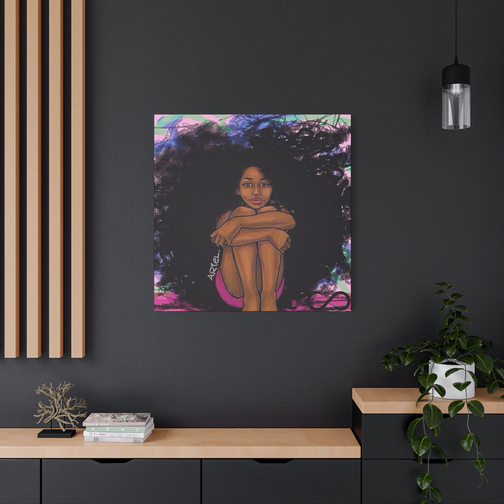 Brown Girl Matte Canvas, Stretched, 1.25"