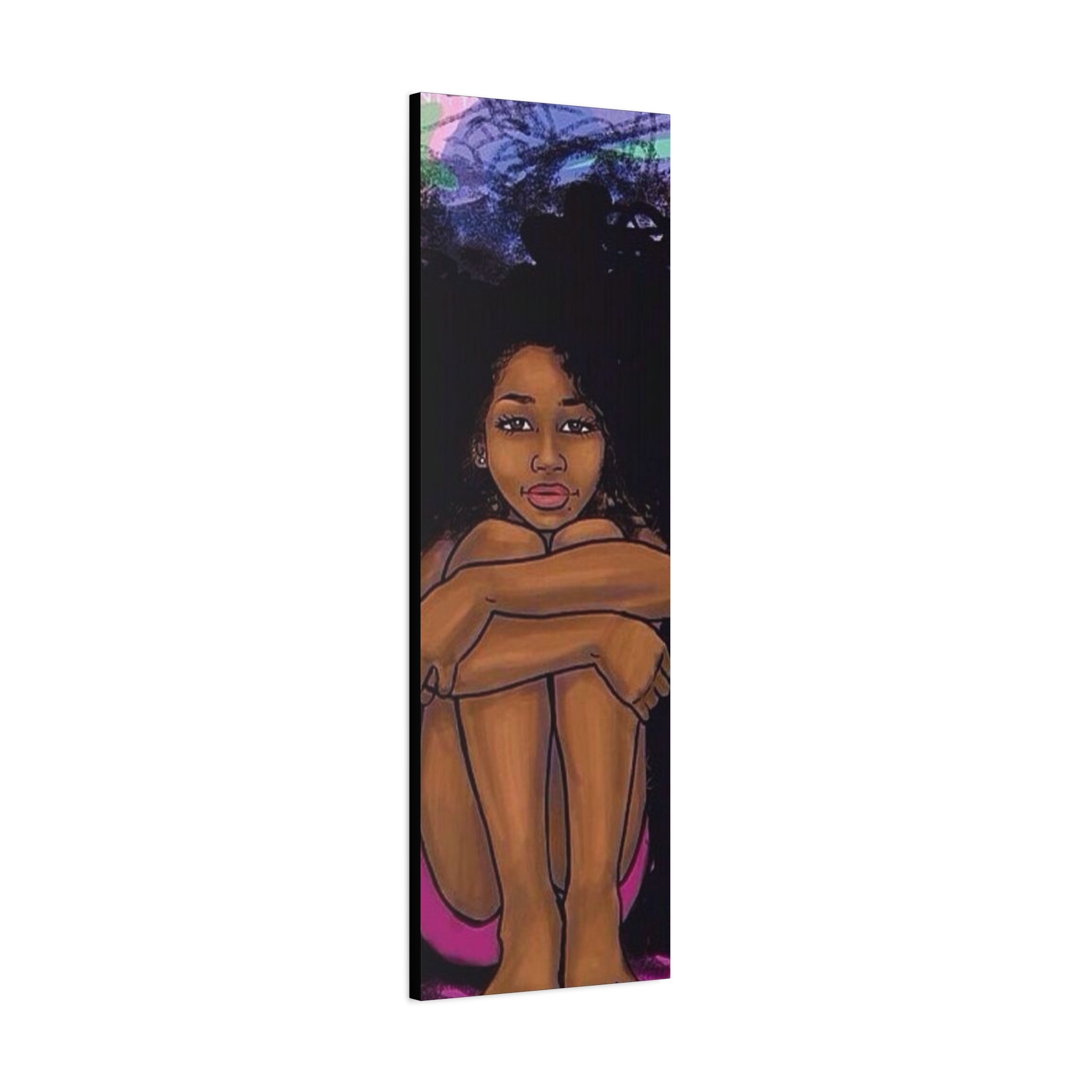 Brown Girl Matte Canvas, Stretched, 1.25"