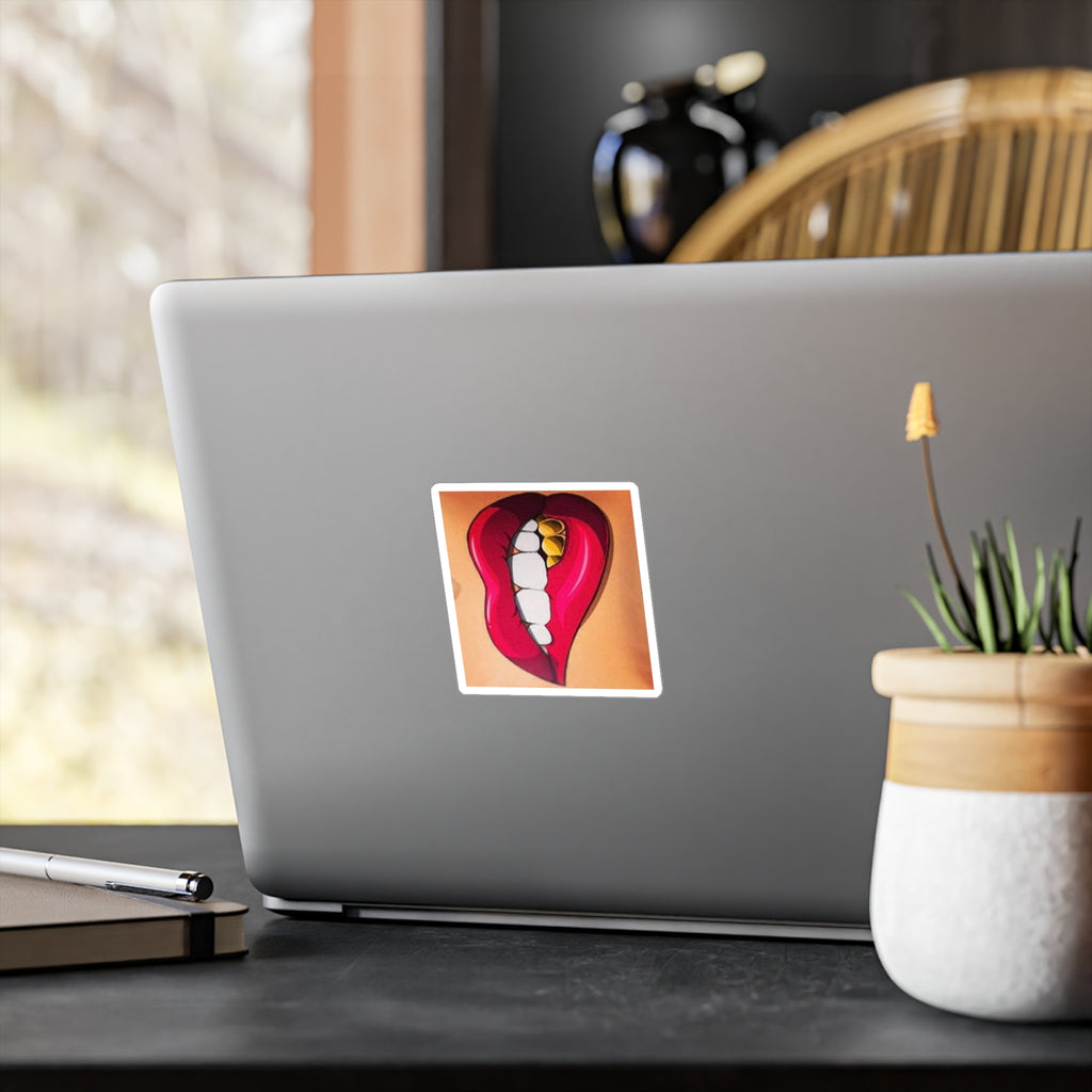 Bold Lip Vinyl Decals for Home Decor