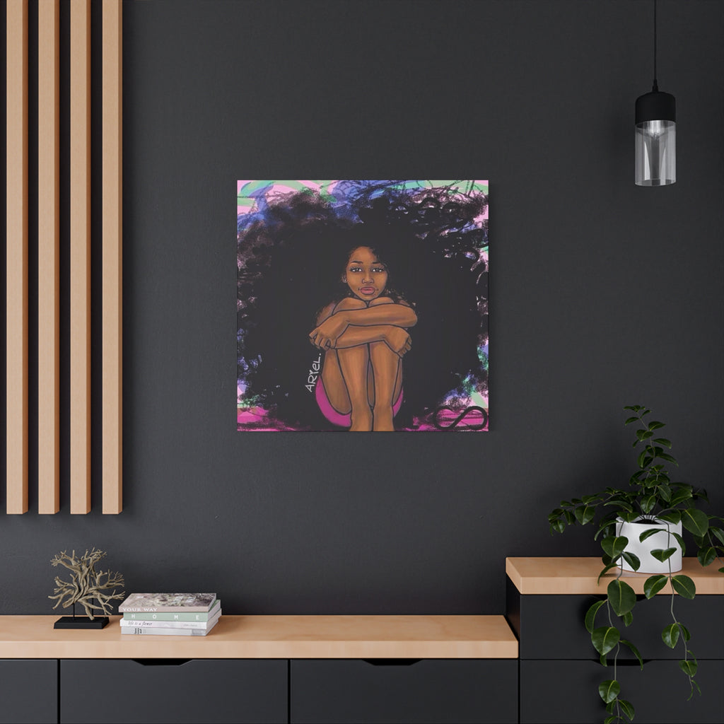 Brown Girl Matte Canvas, Stretched, 1.25"