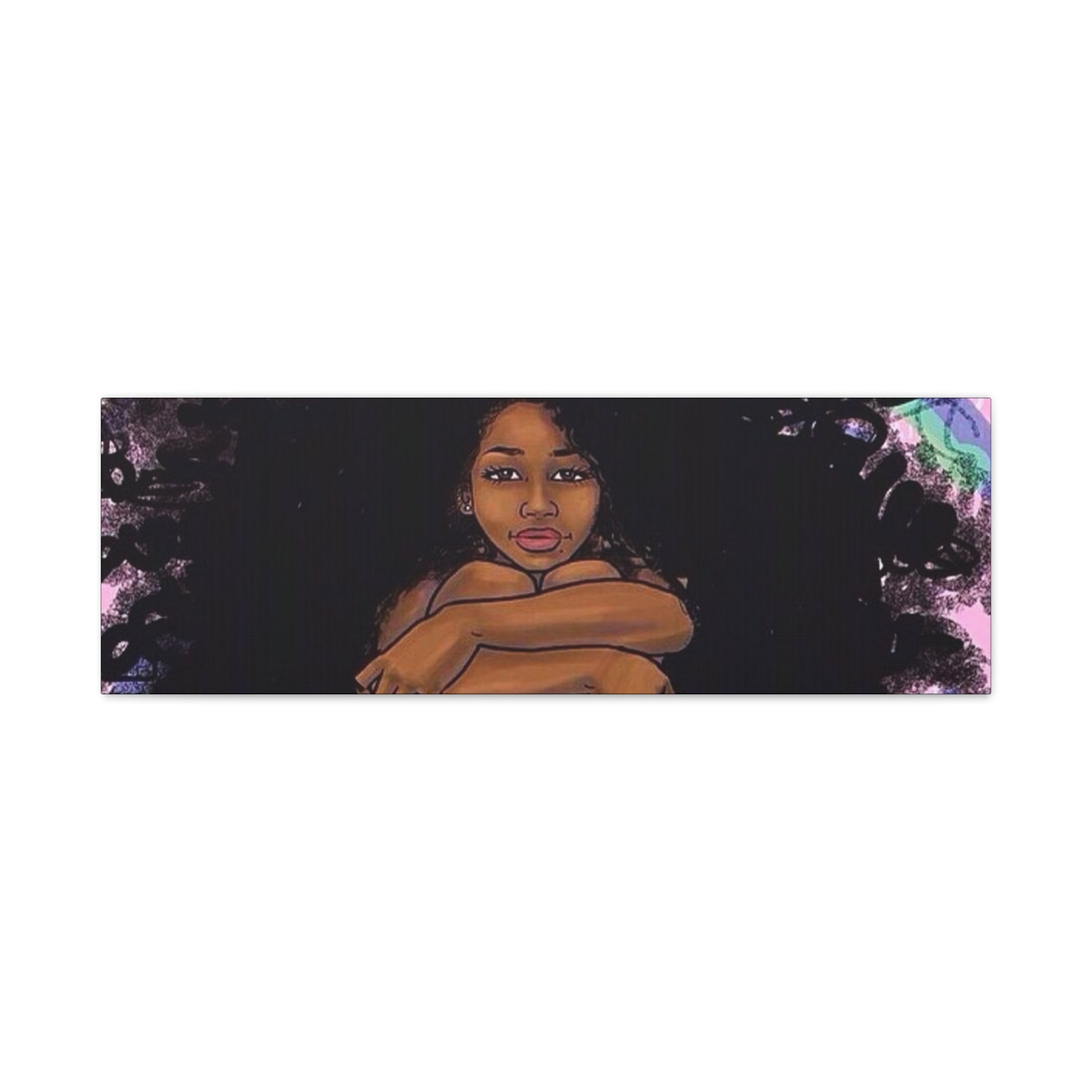 Brown Girl Matte Canvas, Stretched, 1.25"