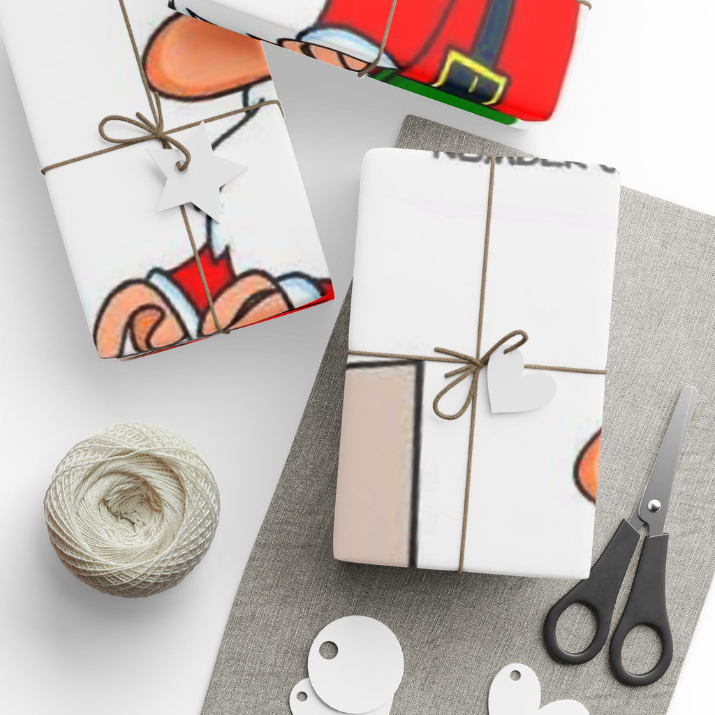 Santa stolen credit card - Festive Wrapping Paper Roll